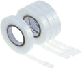 HEVSTIL 4 Rolls Stretchable Garden Tie Tape – 3/7-Inch x 82ft Polyethylene Plant Support Ties | Reusable Stretch Plant Clips for Securing Vines, Flowers & Vegetables Indoors (White)