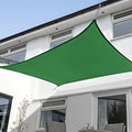 KANAGAWA 14'X22' Dark Green Custom Size Sun Shade Sail Rectangle UV Block Canopy Cover for Patio Backyard Lawn Garden Outdoor (Customized Available)