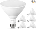 PAR38 LED Outdoor Flood Light Bulbs, 100W Equivalent, 3000K Warm White, 1050LM, 13W Dimmable, Waterproof LED Floodlight for Porch Yard Garage, E26 Base, 15,000 Hrs, 6 Pack