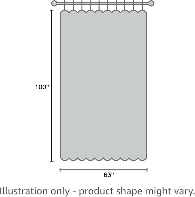 NICETOWN Grey Blackout Extra Wide Bedroom Curtain 63 inch Long, Grommet Room Darkening Thermal Insulated Sound Reducing Window Treatments for Kids Room/Laundry, 1 Panel, W100 x L63