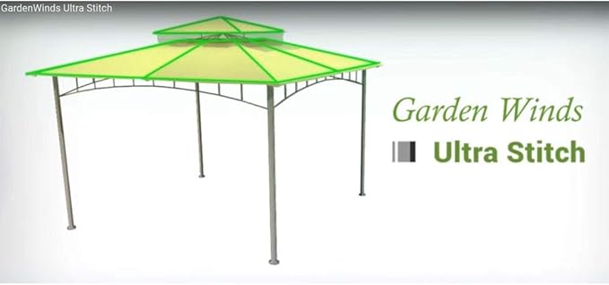 Garden Winds Universal Pergola Replacement Canopy - Standard 350 - Camo Green