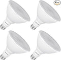 PAR38 LED Flood Light Bulbs Outdoor, 18W (120W Equivalent), Daylight 5000K, Dimmable Weatherproof LED Outdoor Flood Lights with E26 Base, 1800LM, 4 Pack