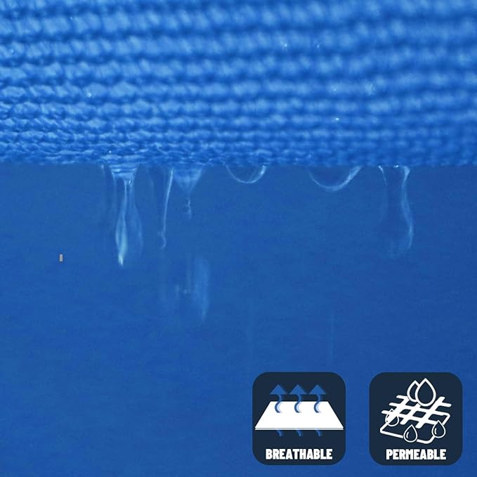 SUNNY GUARD Sun Shade Sail 7' X 13' Rectangle Blue UV Block Sunshade for Backyard Yard Deck Patio Garden Outdoor Activities and Facility(We Make Custom Size)