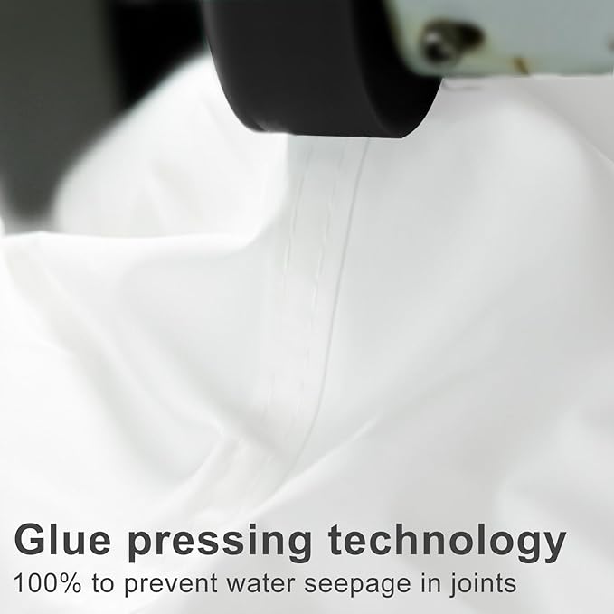 LOVE STORY Rectangle 4'x10' Waterproof Sun Shade Sail Canopy UV Block for Outdoor Patio Backyard Carport,White(We Make Custom Size)