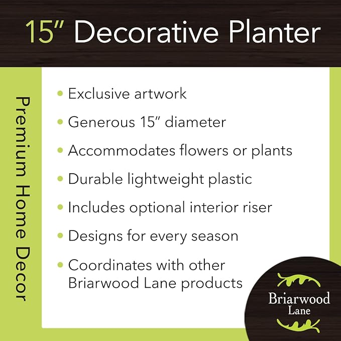 Briarwood Lane Floral Birdhouses Large Planter