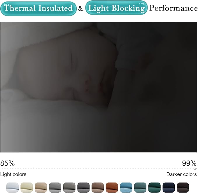 NICETOWN Patio Curtain Room Divider Waterproof, Rustproof Grommet Top Sunlight Blocking Heavy Weight Room Divider Drape for Bedroom, Living Room, Pergola, W84 x L108, Greyish White, 1 Panel