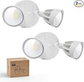 Philips 44W 3500LM ‌LED Security Flood Light‌ ‌Outdoor‌，Switch Controlled Aluminum ‌Security Light‌, 2 Adjustable Heads，5000K Daylight，Wet Location for Patio, Garden, Yard Lights