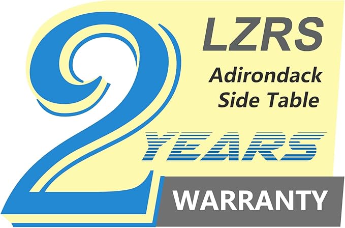 LZRS Adirondack Square Outdoor Side Table for Patio, Pool Composite Patio Table,HDPE End Tables for Backyard,Pool, Indoor Companion, Easy Maintenance & Weather Resistant(Dark Blue)
