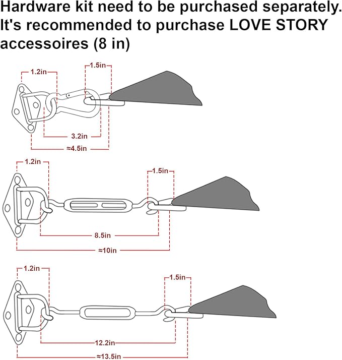 LOVE STORY Custom Size 16'x24' Turquoise Blue Sun Shade Sail Rectangle UV Block Canopy Patio Sail Sunshades Fabric for Outdoor Garden Carport (We Make Custom Size)