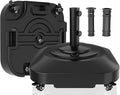 Umbrella Base,Heavy Duty Umbrella Stand with 5 Wheels, Max 180lb Fillable Umbrella Holder Wind-Resistant, Mobile Square Market Stand for Outdoor, Deck, Lawn, Fits Most Sized Umbrellas (21inch)