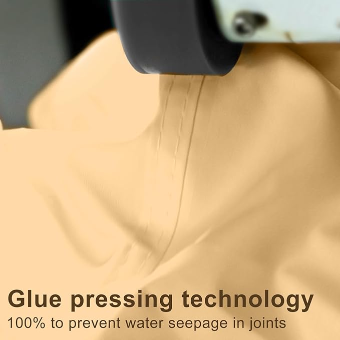 LOVE STORY Rectangle 9'x10' Waterproof Sun Shade Sail Canopy UV Block for Outdoor Patio Backyard Carport,Sand(We Make Custom Size)