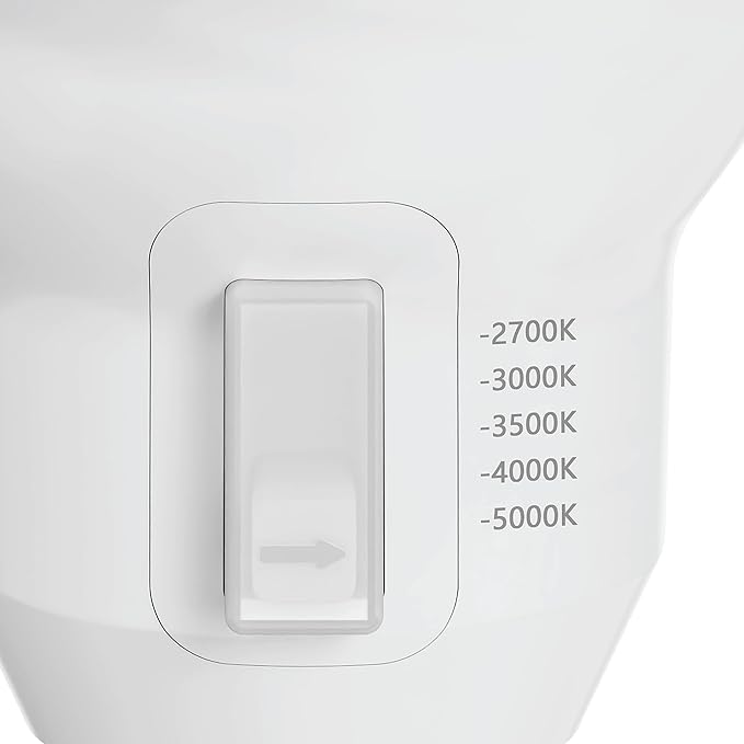 Feit Electric BR30 LED Flood Light Bulb, 65W Equivalent, Dimmable, 5CCT, Adjustable White, 650 Lumens, Indoor/Outdoor Residential & Commercial Use, 17,000-Hour Lifespan, BR3065DM5CCTCA15K/6, 6-Pack