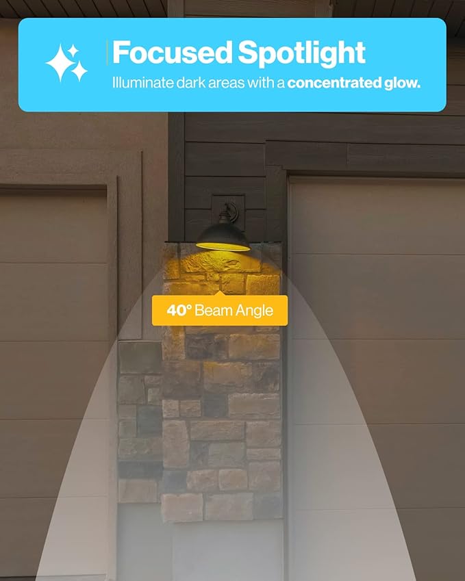 Sunco 48 Pack Outdoor LED Flood Home Patio Driveway Light, Waterproof PAR38 LED Bulb, CRI90, 4000K Cool White, 1050 Lumens, 100W Equivalent 13W, Dimmable, Wet-Rated, E26 Base UL.