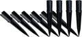 Replacement Stakes for Solar Lights, 10Pack ABS Reinforced Ground Spikes(Fit for Pole Outer Diameter 0.39 inch & Inner 0.51 inch), Solar Wheat Ear Lights Stakes for Outdoor Pathway Christmas