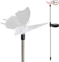 Solar Powered Garden Stake LED Light, Set of 2 (Butterfly)