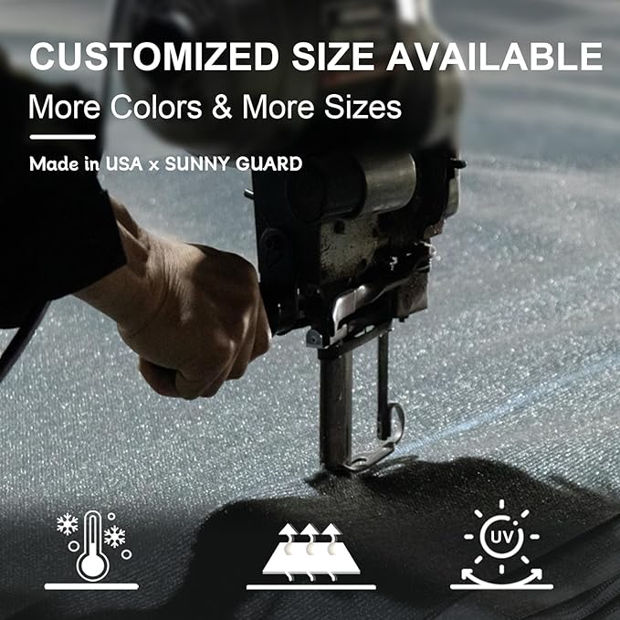 SUNNY GUARD Custom Size 8'x20' Peach Fuzz Sun Shade Sail Rectangle UV Block Shade for Backyard Yard Patio Deck Garden(Customized)