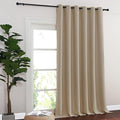 NICETOWN Blackout Curtains & Drapes - Privacy Thermal Efficiency Backdrop Curtains for Bedroom Room Divider Living Room Patio Sliding Glass Door, Wide 80 x Long 144 inch, Taupe, 1 Panel