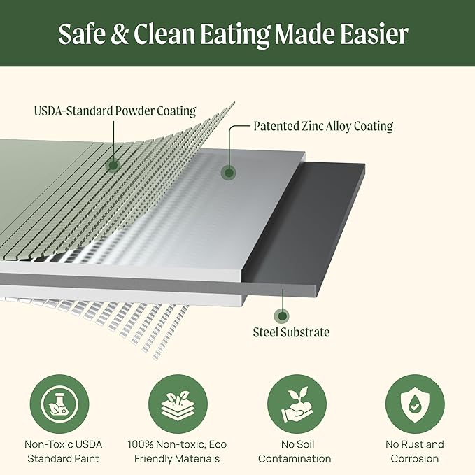 32" Extra Tall Raised Garden Bed Kits, 2 x 8 x 2.7ft Raised Planter Box Outdoor, 3.5 x 6.5 x 2.7ft Deep Root 9 in 1 Modular Metal Raised Beds for Gardening Vegetables Flowers Fruits - Modern Gray