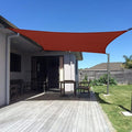 SUNNY GUARD Custom Size 17'x30' Rectangle Terra Red UV Block Sunshade for Backyard Yard Deck Patio Garden Outdoor Activities and Facility(Customized)