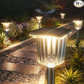 12-Pack Super Bright Solar Pathway Lights Outdoor Powered,Adjustable Warm&Cool White,Waterproof IP65 Solar Garden Decor Landscape Lighting Outside for Front Yard/Patio/Walkway/Driveway/Lawn/Path Light