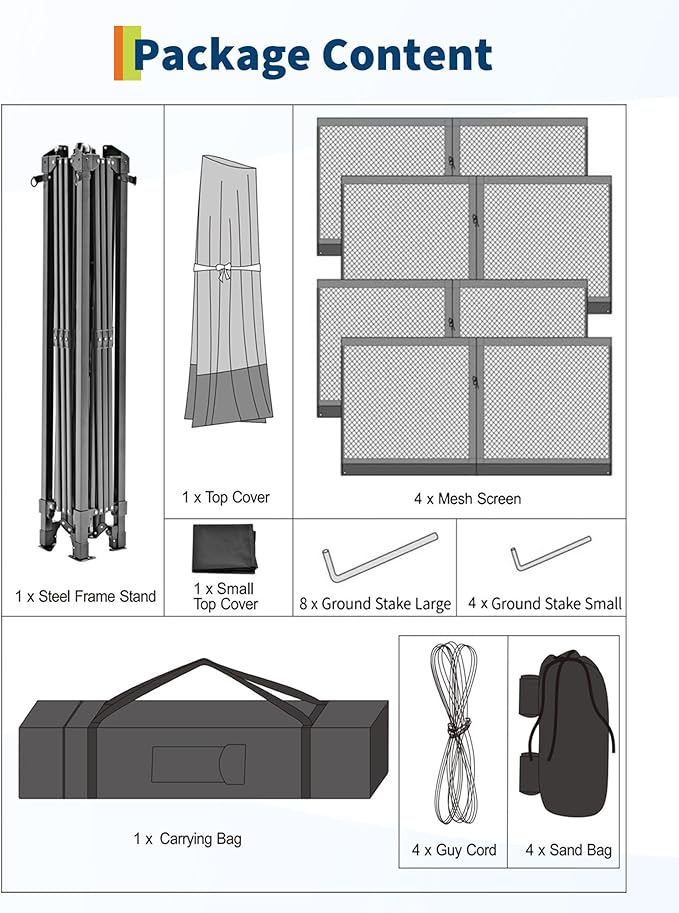 11'x11 Pop-Up Gazebo, Instant Outdoor Canopy Tent with Mosquito Nettings, Durable Steel Frame, Water, and UV Proof, for Patio, Garden, Courtyard, Party (Green)