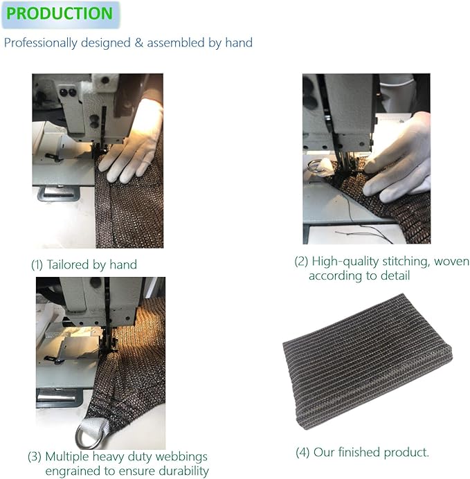 Eden's Decor Straight Flat-Edged Sun Shade Sail Rectangular 7' x 8' Beige UV-Blocking Outdoor Canopy Fabric Cloth Awning for Pergola Patio Garden Backyard Custom Size