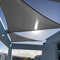 SUNNY GUARD Custom Size 20'x24'x31.2' Triangle Dark Grey UV Block Sunshade for Backyard Yard Deck Patio Garden Outdoor Activities and Facility(Customized)