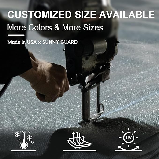 SUNNY GUARD Custom Size 10'x14' Brown Sun Shade Sail Rectangle UV Block Shade for Backyard Yard Patio Deck Garden(Customized)