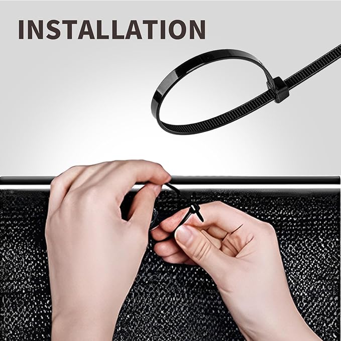 LOVE STORY Custom Size 2'6''x20' Black Balcony Privacy Screen,UV Block Privacy Fence Screen,90% Shield for Outdoor Pool Garden Apartment Railing