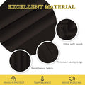 NICETOWN Blackout Curtains & Drapes - Privacy Thermal Efficiency Backdrop Curtains for Bedroom Room Divider Living Room Patio Sliding Glass Door, Wide 80 x Long 144 inch, Toffee Brown, 1 Panel