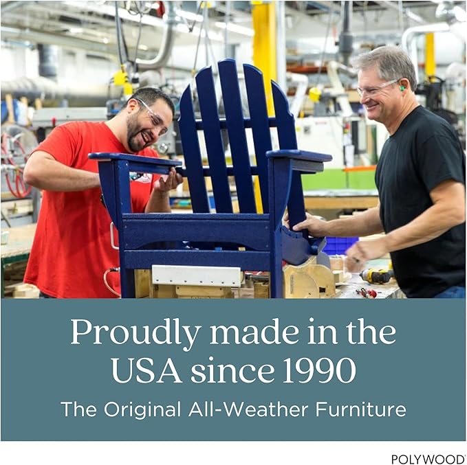 POLYWOOD Presidential Rocking Chair in Teak