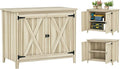 Outsunny Wood Garden Shed, Compact Outdoor Storage Cabinet Potting Shed with Inner Shelf and Double Doors for Backyard, Patio, Lawn, Natural Wood