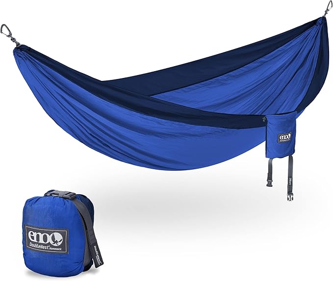 ENO, Eagles Nest Outfitters DoubleNest Lightweight Camping Hammock, 1 to 2 Person, Special Edition Colors, ATC