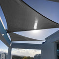 SUNNY GUARD Custom Size 16'x20'x20' Triangle Graphite Grey UV Block Sunshade for Backyard Yard Deck Patio Garden Outdoor Activities and Facility(Customized)