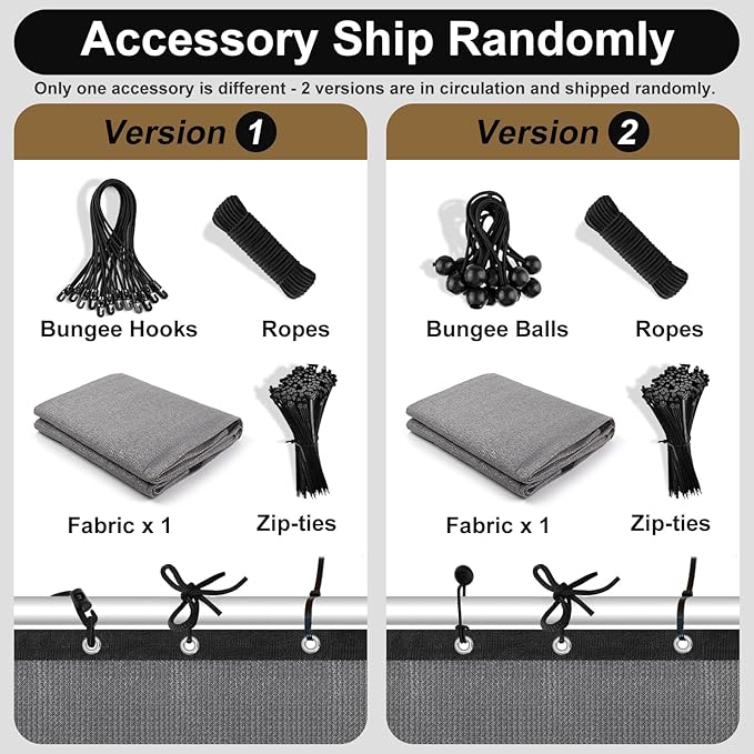 Artpuch 90% Sun Shade Cloth, 3 x 16 FT Pergola Shade Cover Canopy with Grommets, Sun Screen Fabric Tarp for Patio, Outdoor, Garden, Backyard, Light Grey
