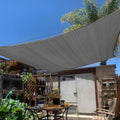 KANAGAWA 10'X24' Dark Gray Custom Size Sun Shade Sail Rectangle UV Block Canopy Cover for Patio Backyard Lawn Garden Outdoor (Customized Available)