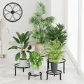 5 Pack Metal Plant Stand for Heavy Potted Plant for Home Indoor and Outdoor, Multiple Heavy Duty Flower Pot Stand,Multiple Plant Display Rack