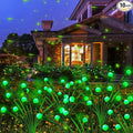 Kohlrabi Solar St Patricks Day Lights Outdoor, 10 Pack 80 LED Green Firefly Lights Waterproof, Sway by Wind, Solar Wind Swaying Light for Yard Patio Backyard Garden Flower Bed Pathway Decoration