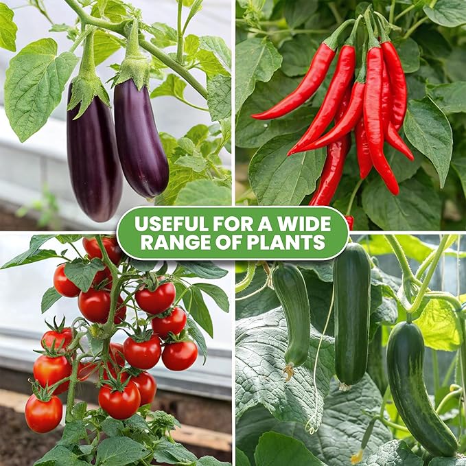 Tomato Cage Square - Large Trellis Stakes and Plant Support Structures for Vegetables and Climbing Plants - Tall Tomato Cages for Garden, Pots, Raised Garden Bed Outdoor Supplies (6 Pack - Up to 58")