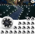 SOLPEX Mini Solar Ground Lights, 20 Pack Solar Lights Outdoor Waterproof, Pathway Lights Solar Powered, Solar Garden Lights, Landscape Lighting for Yard Driveway Walkway (Cool White)