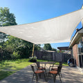 SUNLAX Sun Shade Sail 16' x 21' Peach Fuzz Rectangle Canopy Sail Shade Cover UV Block Permeable Sunshade Outdoor for Patio Backyard Deck Pergola (We Make Custom Size)