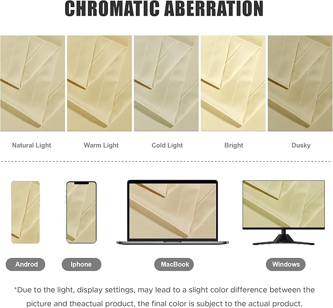 BONZER Waterproof Outdoor Curtains for Patio Porch Pergola Cabana Thick Privacy Wide Grommet Indoor Curtains for Bedroom Living Room, 1 Panel, 110W x 95L inch, Cream