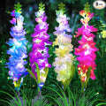Solar Garden Lights, Solar Delphinium Flowers Lights 8 Pack 160 LEDs, Waterproof Outdoor Light Two Lighting Modes for Wedding Party Garden Yard Patio Lawn Decor and Gift for Mother