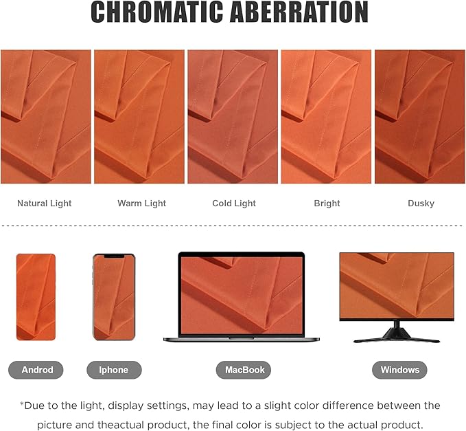 BONZER Waterproof Indoor/Outdoor Curtains for Patio Thick Privacy Grommet Curtains for Bedroom, Living Room, Porch, Pergola, Cabana, 1 Panel, 84W x 84L inch, Mecca Orange