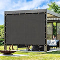 Artpuch Outdoor Pergola Shade Cover 7x21 FT Sun Shade Cloth with Grommets Dark Grey 90% UV Protection Canopy Patio Privacy Screen (Customized Available)