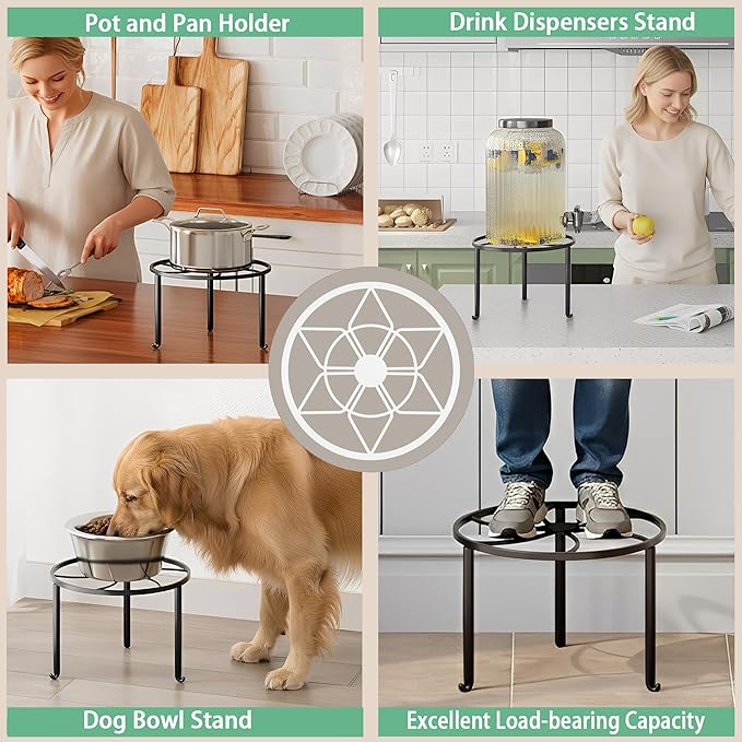 5-Pack Metal Plant Stand for Heavy Potted Plant for Home Indoor and Outdoor Heavy Duty Flower Pot Stands for Multiple Plant for Living Room