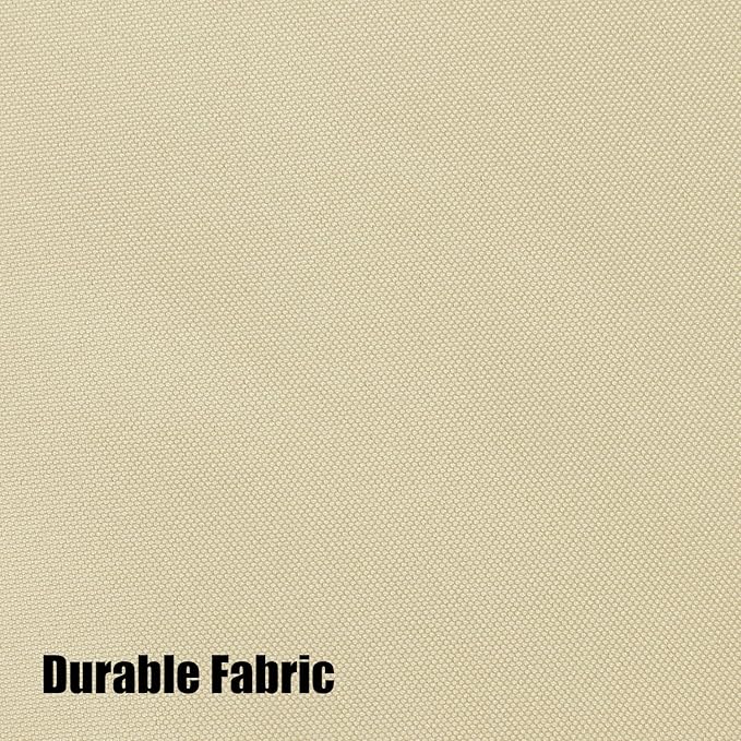 BONZER Outdoor Waterproof Curtains for Patio Privacy Grommet Light Filtering Outside Curtains for Gazebo, Porch, Pergola, Pavilion, 1 Panel, 84W x 120L inch, Cream