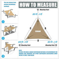 Amgo Custom Size 15' x 19' x 24.2' Red Right Triangle Sun Shade Sail UPF50+ AGTAPRT12, Order to Make Canopy Awning, 95% UV Blockage, Water & Air Permeable, Commercial Standard (We Customize)