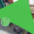 LOVE STORY Right Triangle 15'x15'x21.2' Waterproof Sun Shade Sail Canopy UV Block for Outdoor Patio Backyard Carport,Fruit Green(We Make Custom Size)