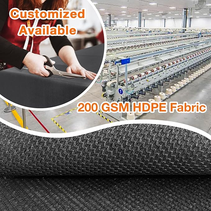 Artpuch Outdoor Pergola Shade Cover 5x20 FT Sun Shade Cloth with Grommets Dark Grey 90% UV Protection Canopy Patio Privacy Screen (Customized Available)
